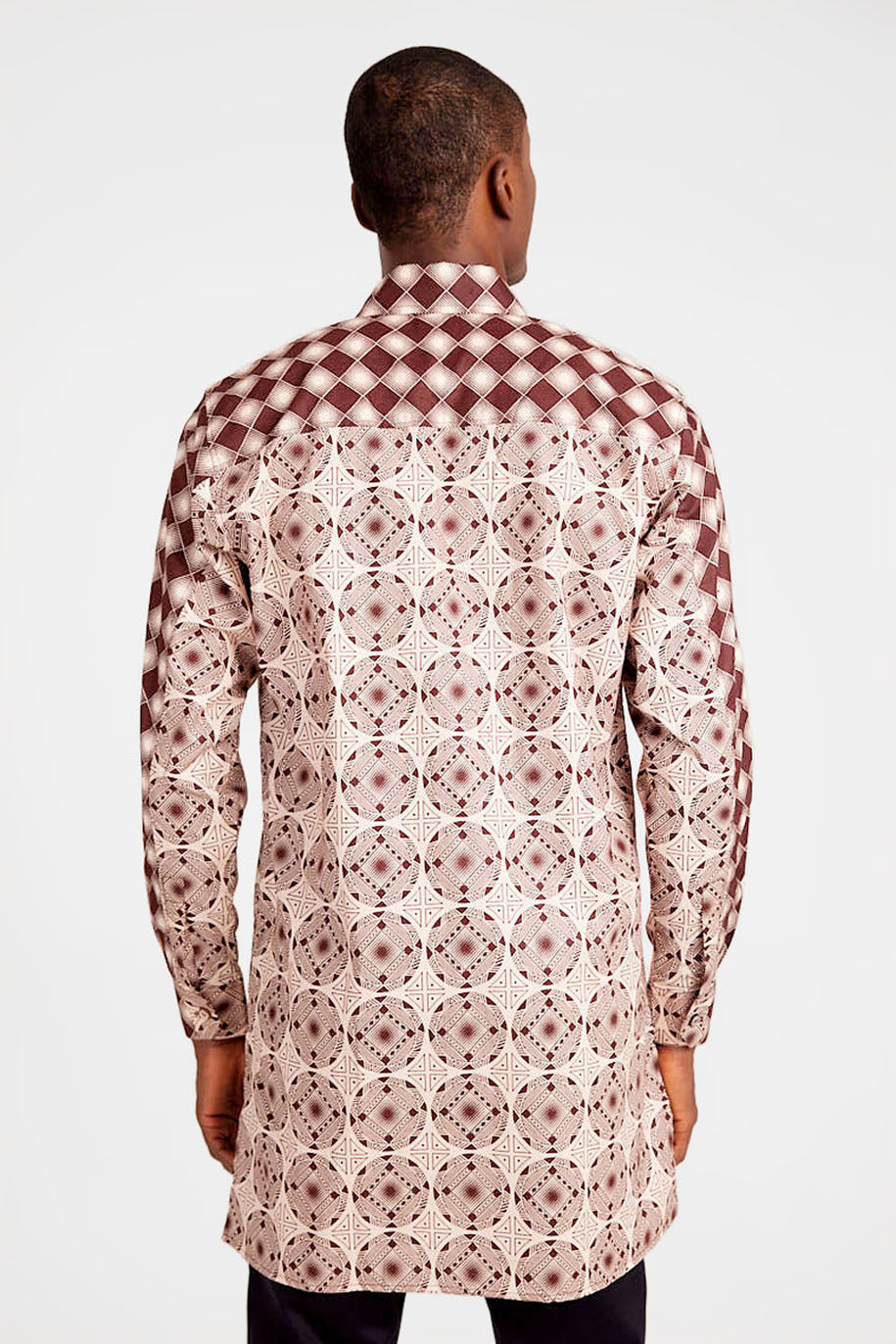 Diamond Print LS Shirt