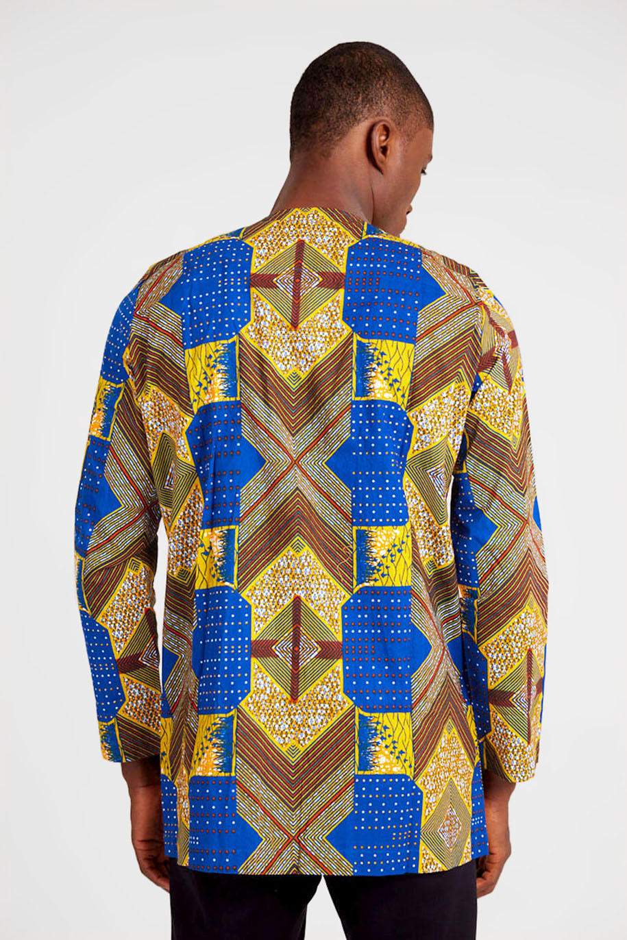 Geometric Print Jacket